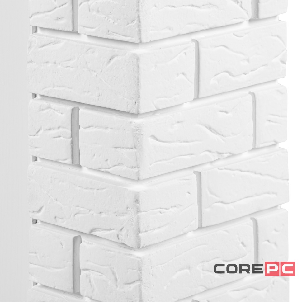 Портал Firelight Jersey Classic камень белый, белый дуб