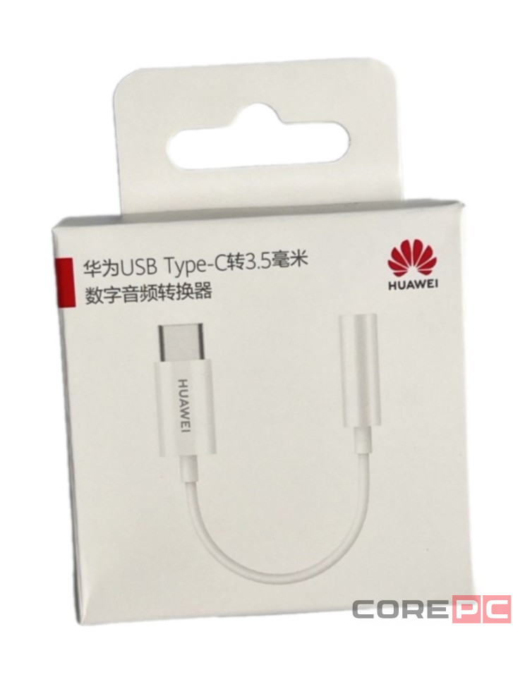 Переходник Huawei CM50 Type-C на AUX3.5 белый