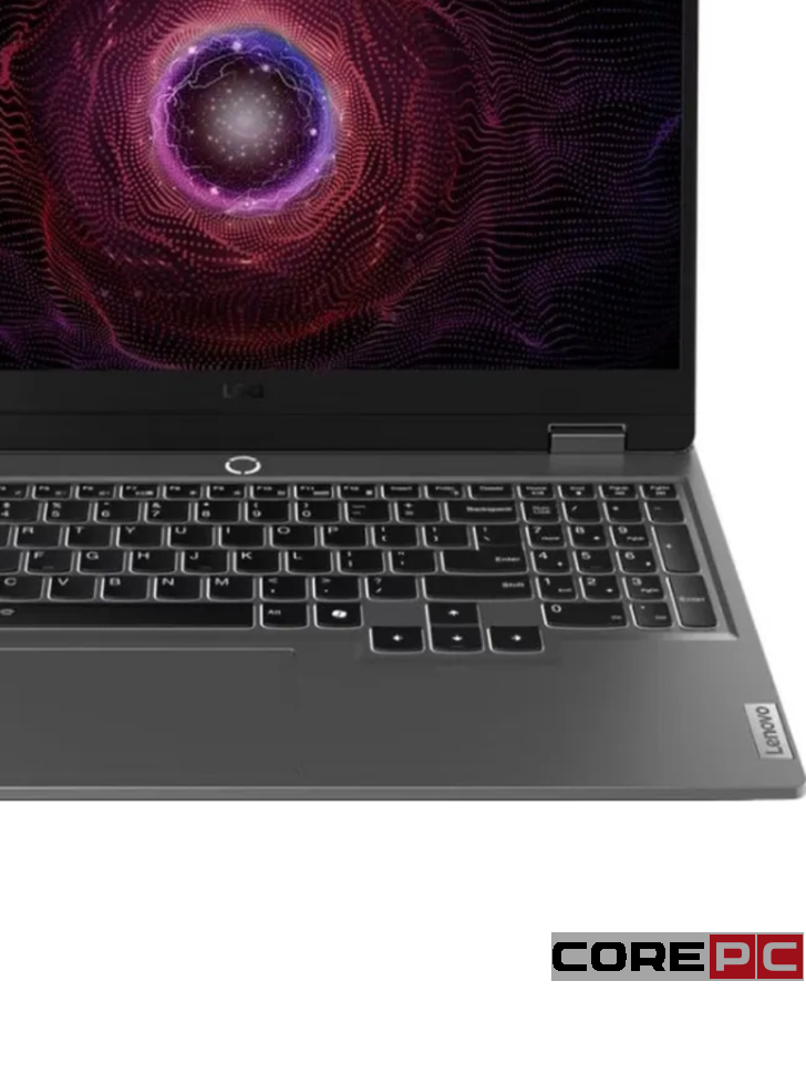 Ноутбук Lenovo LOQ 15 15ARP9 83JC009CUS (Ryzen 7 7435HS/16GB/512GB SSD/15.6"/1920x1080/144Hz/NVIDIA RTX 4070/Windows 11 Home) Серый