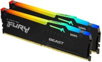 Оперативная память 16 Gb 5600 MHz Kingston FURY Beast RGB (KF556C40BBAK2-16)