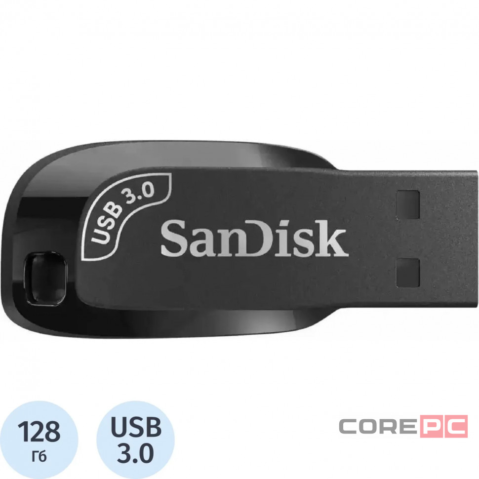 3.2 USB флеш накопитель SanDisk 128GB Ultra Shift (SDCZ410A-128G-F46)