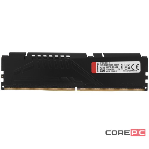 Оперативная память 8 Gb 5600 MHz Kingston FURY Beast Black (KF556C40BB-8)