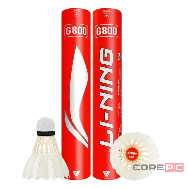 Воланы для бадминтона перьевые Li-Ning G800