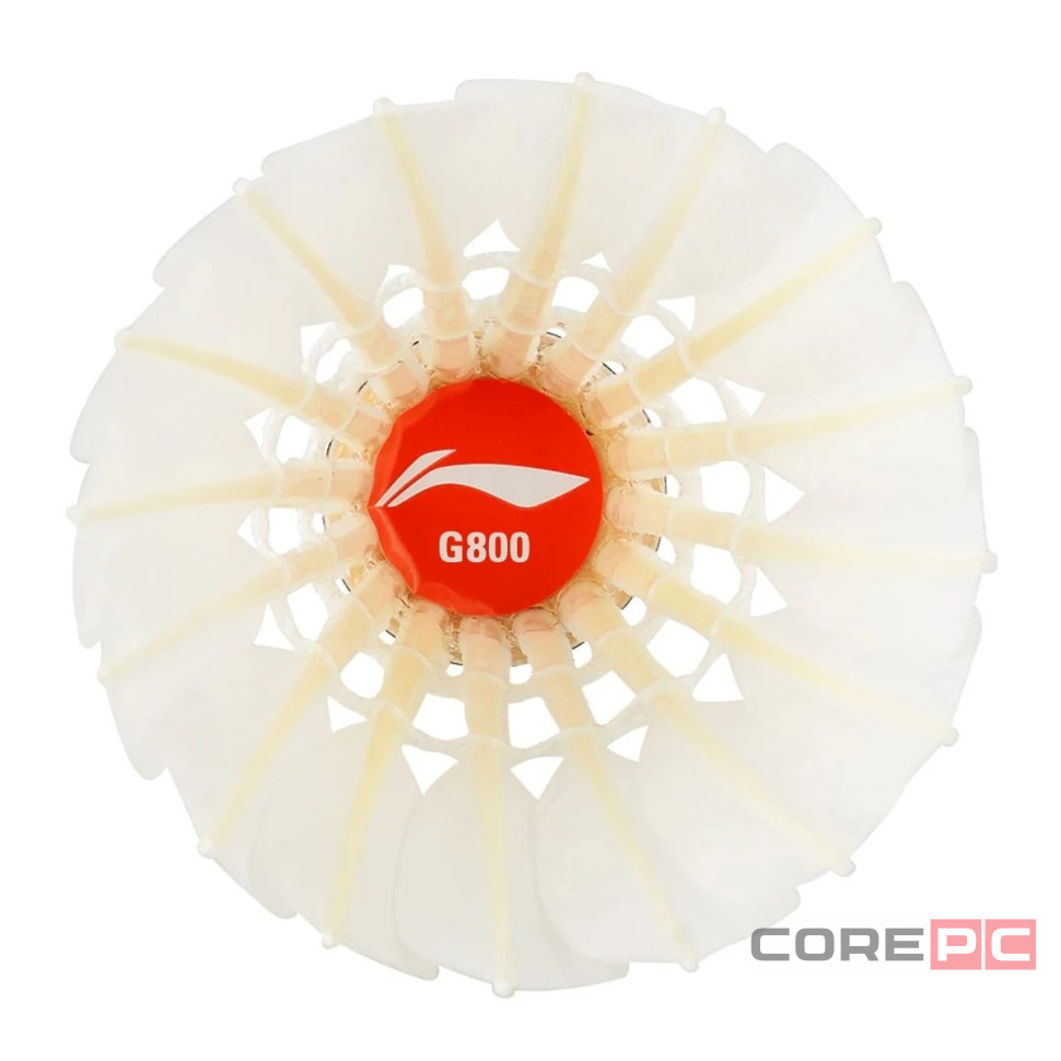 Воланы для бадминтона перьевые Li-Ning G800