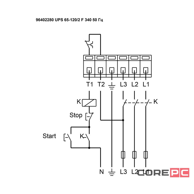 Насос циркуляционный Grundfos UPS 65-120 F (3х380)