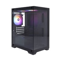 Компьютерный корпус 1STPLAYER MIKU Mi2 LED Black (FP_Mi2-BK-3F1)