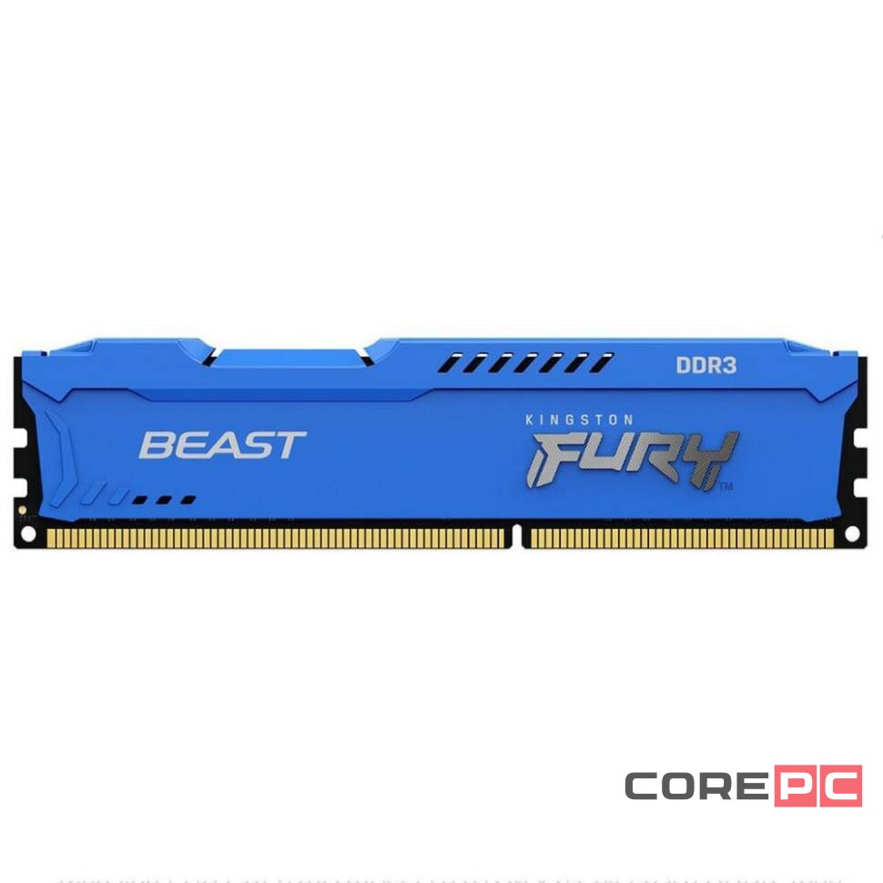 Оперативная память 8 Gb 1600 MHz Kingston FURY Beast PnP Blue (KF316C10B/8)