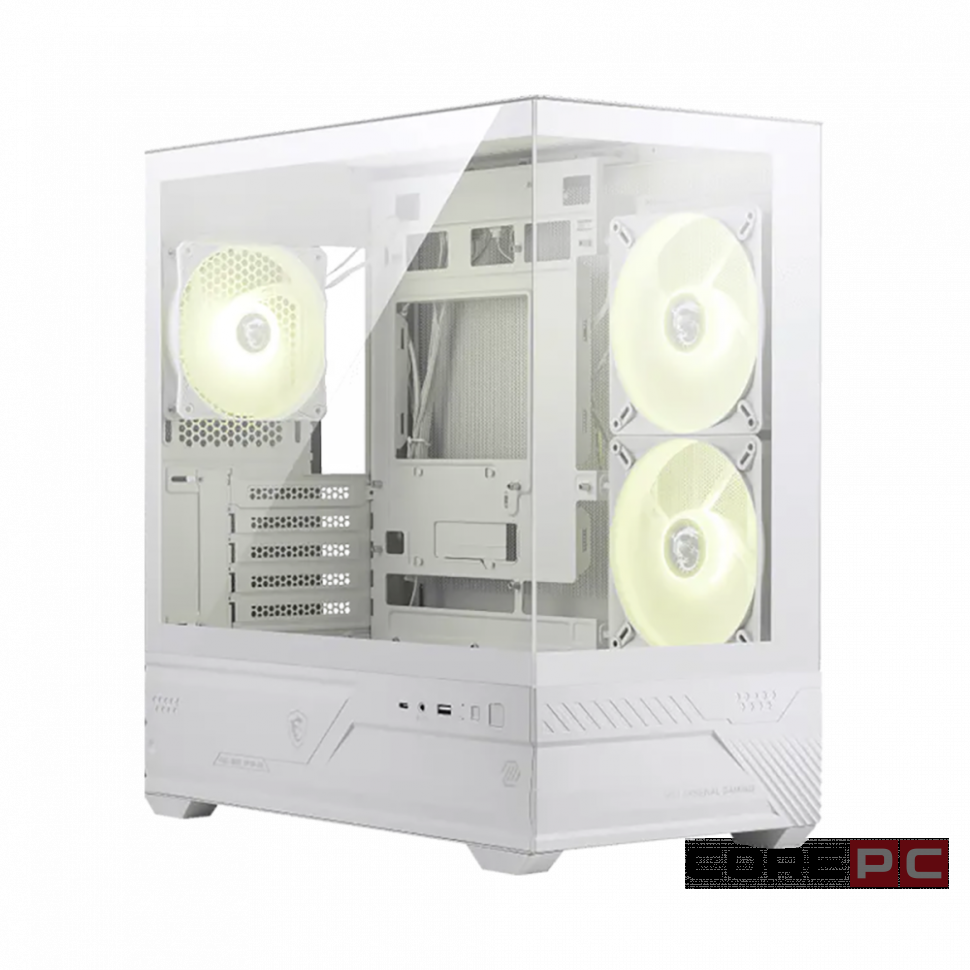 Компьютерный корпус MSI MAG Pano M110R TG ARGB White (306-7G33W21-JA4)