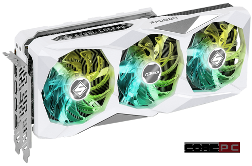 Видеокарта ASRock (RX7900GRE SL 16GO) Radeon RX 7900 GRE 16GB STEEL LEGEND OC