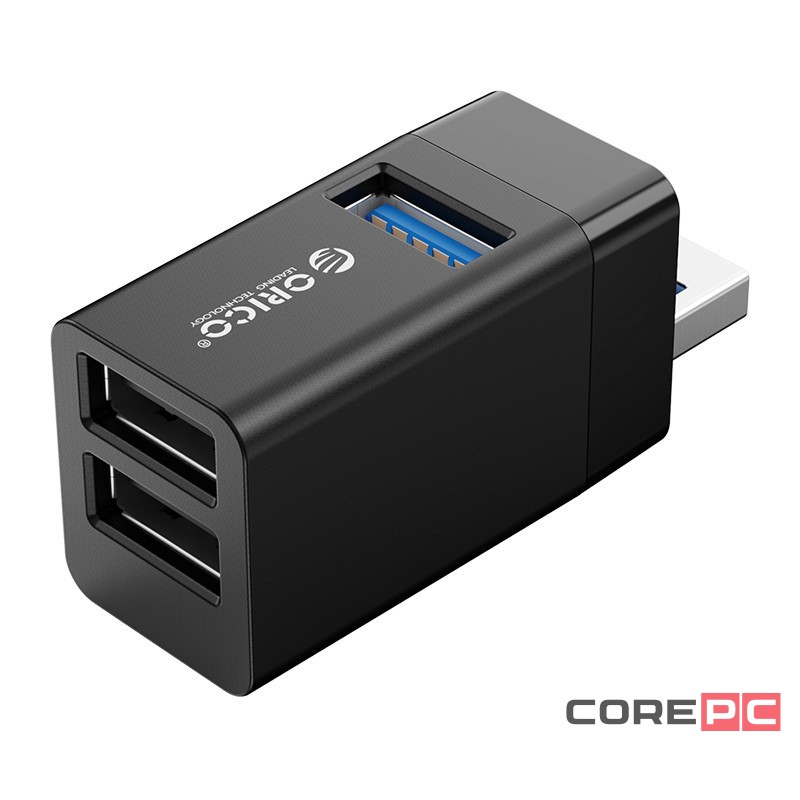 USB-хаб Orico MINI-U32 2xUSB2.0/1xUSB3.0 черный