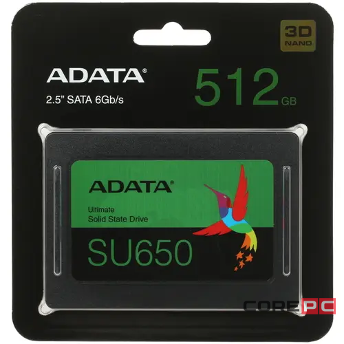 Твердотельный накопитель ADATA XPG 512 Gb SU650 SSD ASU650SS-512GT-R