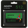 Твердотельный накопитель ADATA XPG 512 Gb SU650 SSD (ASU650SS-512GT-R)