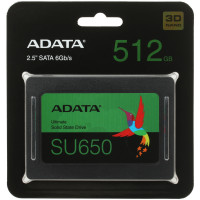Твердотельный накопитель ADATA XPG 512 Gb SU650 SSD (ASU650SS-512GT-R)