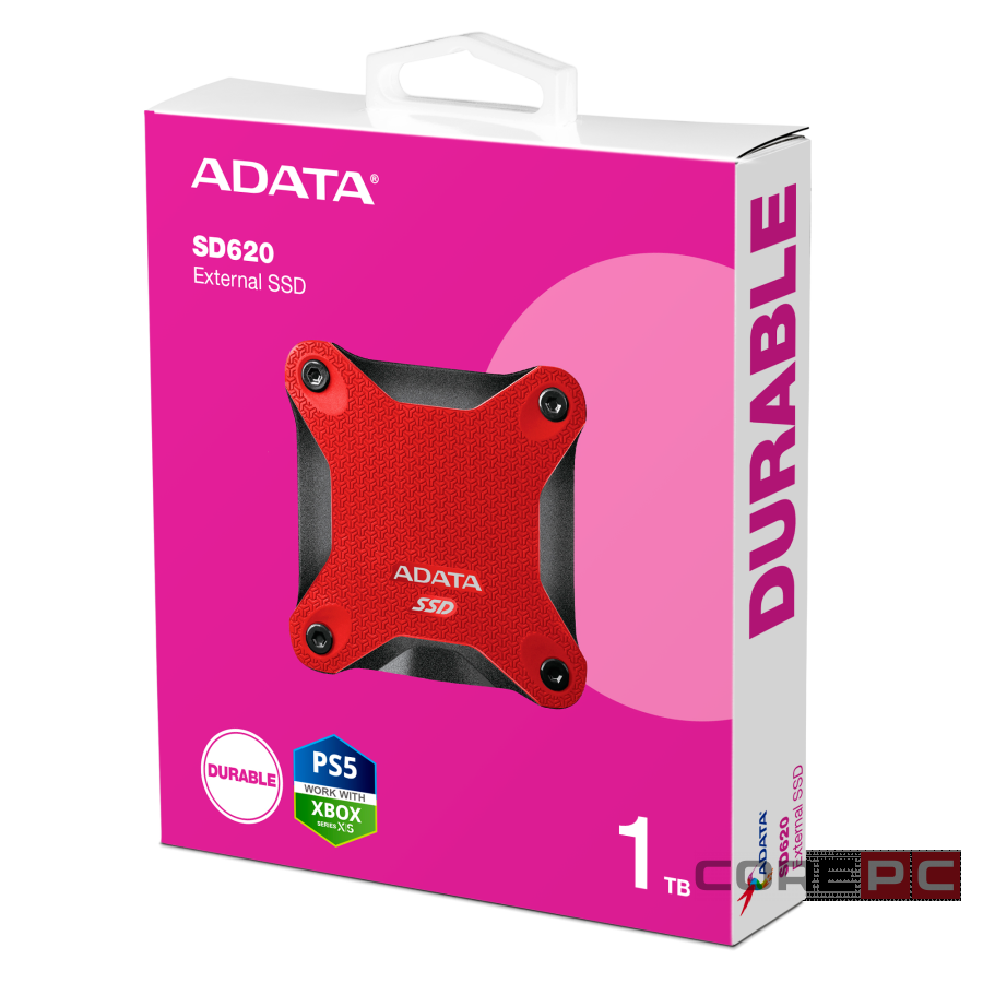 Внешний SSD ADATA XPG 1000 Gb SD620 Red (SD620-1TCRD)