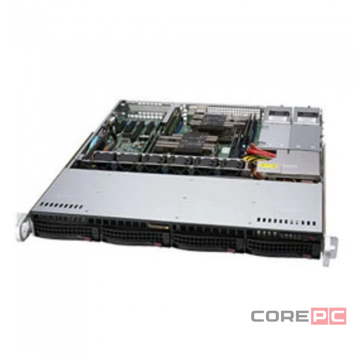 Корпус для сервера SuperMicro 1U Black (CSE-813MF2TQC-R804CB)
