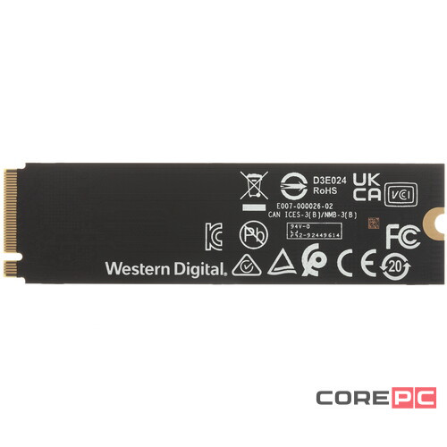 Твердотельный накопитель Western Digital 500 Gb Blue SN5000 (WDS500G4B0E)