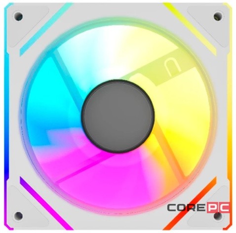 Вентилятор для корпуса Powercase (M61-12W ARGB) White