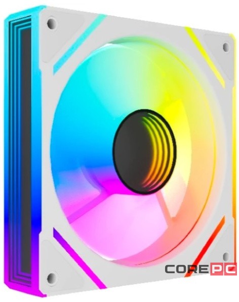 Вентилятор для корпуса Powercase (M61-12W ARGB) White