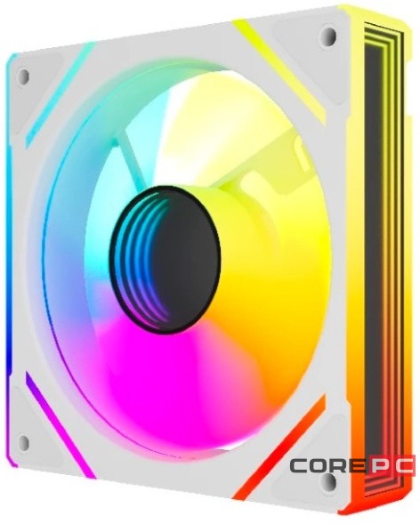 Вентилятор для корпуса Powercase (M61-12W ARGB) White