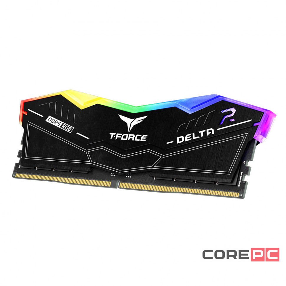 Оперативная память 64 Gb 6400 MHz Team Group T-FORCE Delta RGB Black (FF3D564G6400HC30CDC01)