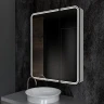 Зеркальный шкаф MIXLINE Адриана 700х800 (ШВ) 2створки,ЛЕВЫЙ,сенсорный выкл, светодиодная подсветка