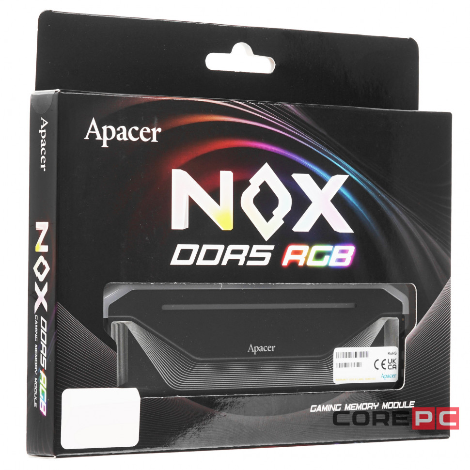 Оперативная память 16 Gb 6800 MHz Apacer RGB Black (AH5U16G68C592NBAA-1)