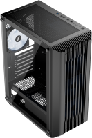 Компьютерный корпус 1STPLAYER BULLET HUNTER H6 ARGB Black (H6-BK-4F7)