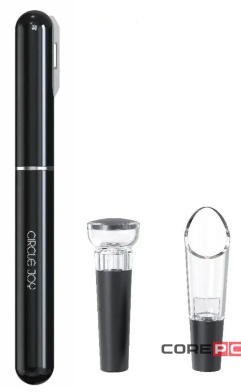 Винный набор аксессуаров Xiaomi Circle Joy Air Pump Wine Opener Set 3 в 1 (CJ-TZ19) (черный)