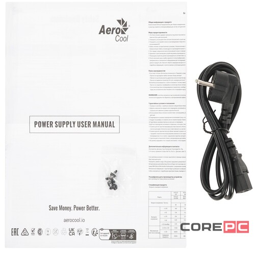 Блок питания Aerocool 500W ECO-500W