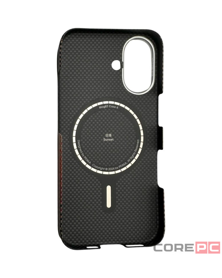 Накладка для i-Phone 16 6.1" Pitaka Tactile Woven case (Sunset)