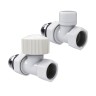 Набор термостатический прямой Royal Thermo Design 1/2quot;М30х1,5 (Белый)