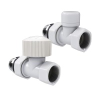 Набор термостатический прямой Royal Thermo Design 1/2quot;М30х1,5 (Белый)