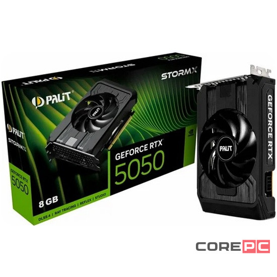 Видеокарта Palit (NE65050019P1-GB2070F) GeForce RTX 5050 8GB STORMX
