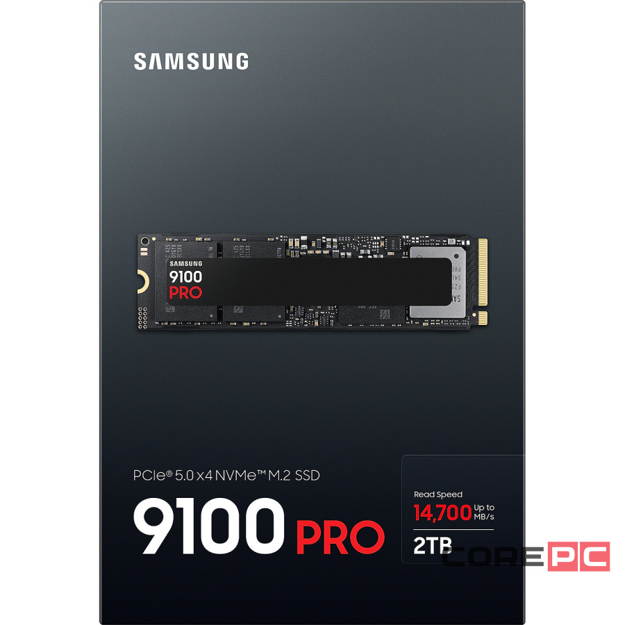 Твердотельный накопитель Samsung 2000 Gb 9100 PRO Black (MZ-VAP2T0BW)