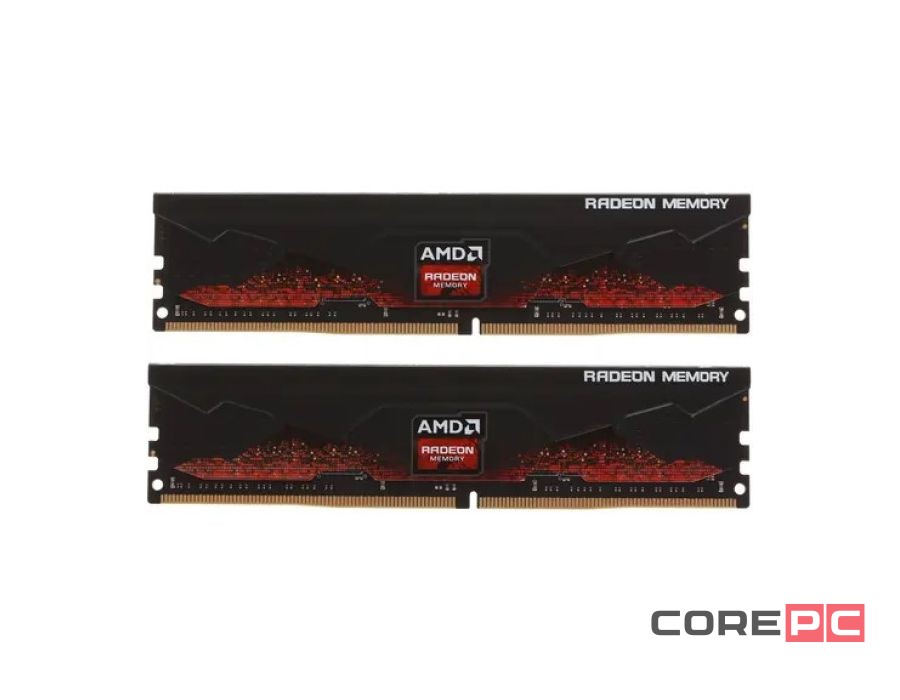 Оперативная память 32 Gb 3200 MHz AMD R9 GAMERS SERIES Black (R9S432G3206U2K)