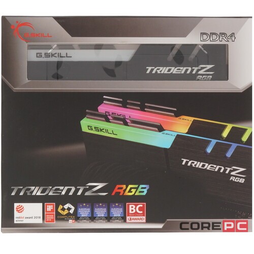 Оперативная память 32 Gb 3600 MHz G.Skill TRIDENT Z RGB (F4-3600C18D-32GTZR)
