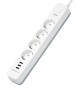 Perfeo сетевой фильтр POWER STREAM, 2500W, 2,0м, 4 розетки, 3 USB, белый.