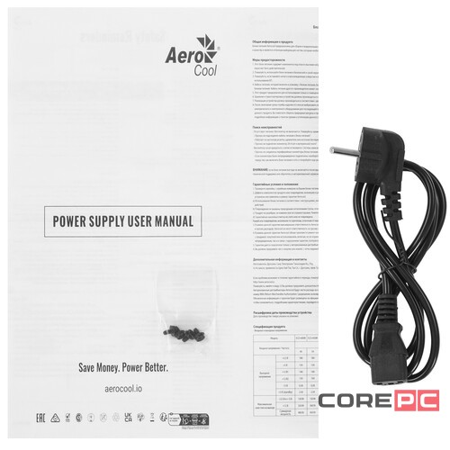 Блок питания Aerocool 400W ECO-400W