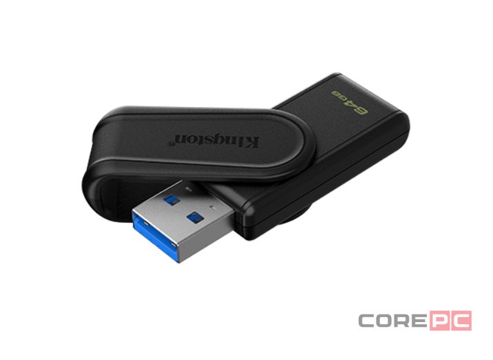 3.0/3.2 USB флеш накопитель Kingston DataTraveler Exodia S 64GB (DTXS/64GB) черный