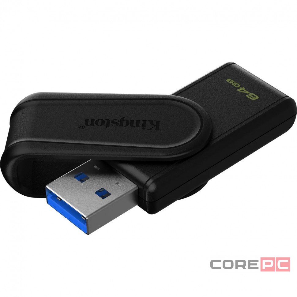 3.0/3.2 USB флеш накопитель Kingston DataTraveler Exodia S 64GB (DTXS/64GB) черный