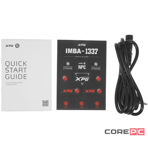 Блок питания ADATA XPG 650W PYLON (PYLON650B-BKCEU)