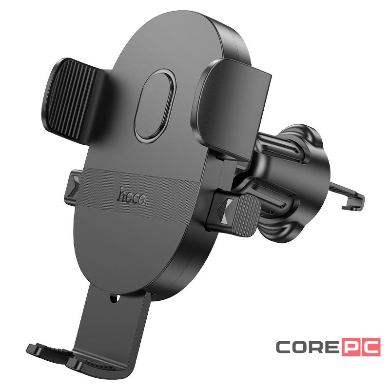 Держатель в автомобиль в воздуховод Hoco H18 с зажимом черный