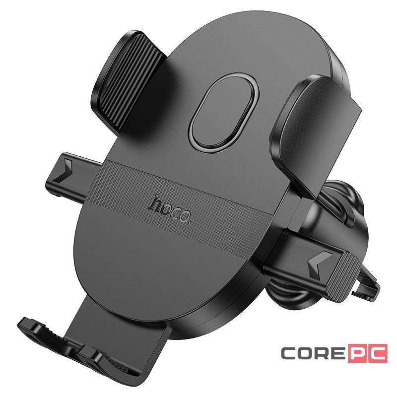 Держатель в автомобиль в воздуховод Hoco H18 с зажимом черный