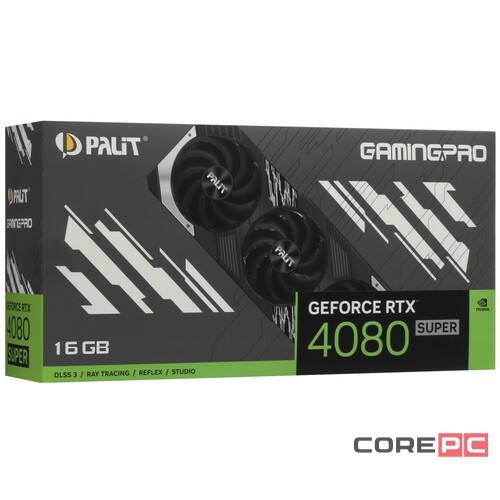 Видеокарта Palit (NED408S019T2-1032A) GeForce RTX 4080 SUPER 16GB GAMINGPRO