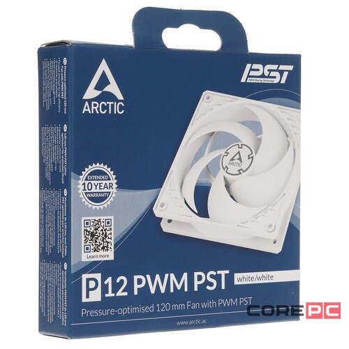 Вентилятор для корпуса Arctic Cooling P12 PWM PST White/White ACFAN00170A