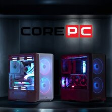 Компьютер COREPC (i5-12400(F) [до 4.4GHz, 6 ядер] и видеокарты Palit GeForce RTX 4060 Ti Dual [8GB, 4352 CUDA])