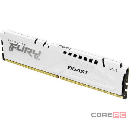 Оперативная память 16 Gb 6400 MHz Kingston FURY Beast White (KF564C32BWE-16)
