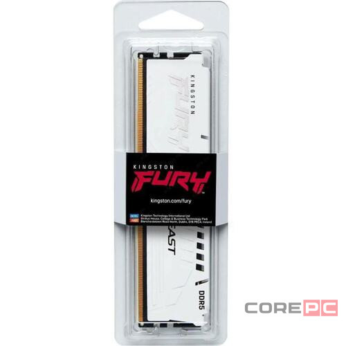 Оперативная память 16 Gb 6400 MHz Kingston FURY Beast White (KF564C32BWE-16)