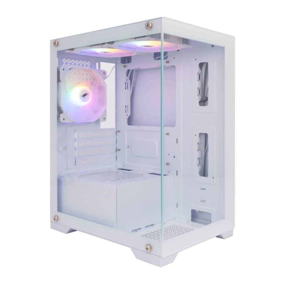 Компьютерный корпус 1STPLAYER MIKU Mi2 LED White (FP_Mi2-WH-3F1-W)