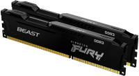 Оперативная память 8 Gb 1866 MHz Kingston FURY Beast PnP Black (KF318C10BBK2/8)